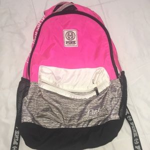 Pink backpack